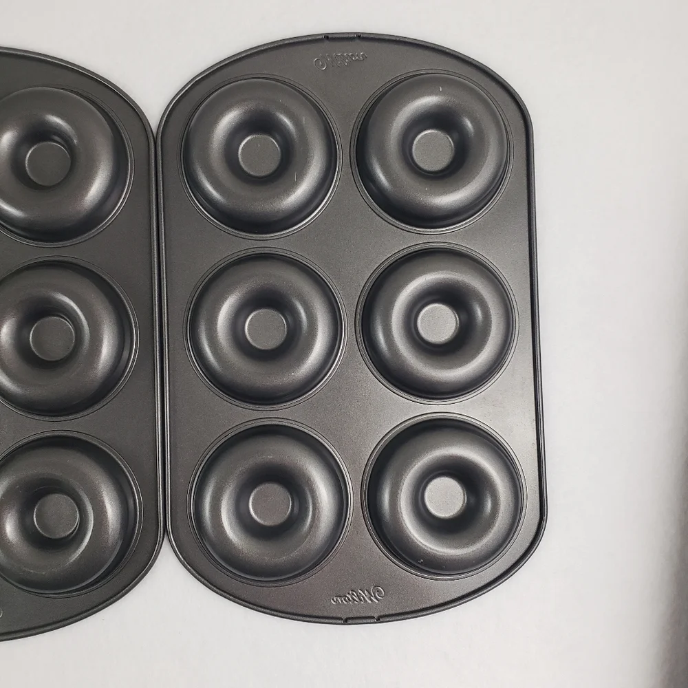 Lot of Three Wilton 6 Well Non Stick Donut Pans